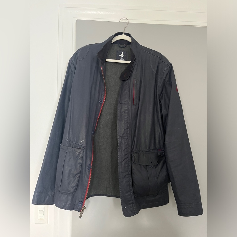 johnnie-O Navy and Red Lightweight Jacket XL